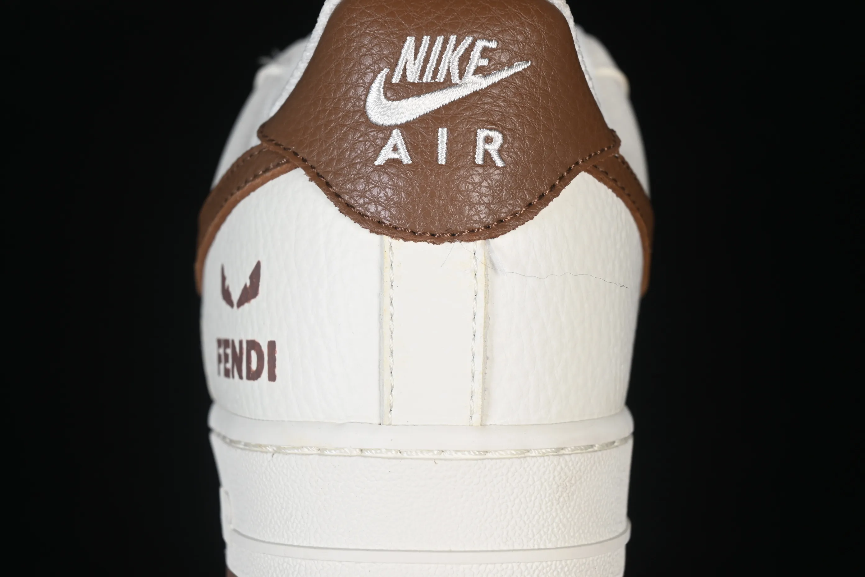 All categories Nk Air Force 1 Air Force series Nk Air Force 1 Low Air Force low top Nike Air Force 1'07 Low Fendi co-branded retro white and brown Air Force 1 low top casual sneakers XY9025-017